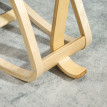 Siège Westbrook assis-genoux ergonomique dossier bois bouleau bleu posture confort bureau