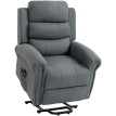Fauteuil Inmaculada releveur électrique massage chauffant gris respirant