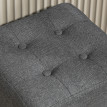 Pouf Foulques ottoman design pratique gris repose-pieds salon rangement confortable