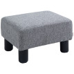 Repose-Pied Gertrude Design Contemporain Polyvalent Gris Clair Chiné 150 kg