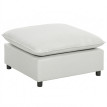 Repose-pieds Yewdale modulable confortable gris clair salon design polyvalent