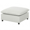 Repose-pieds Yewdale modulable confortable gris clair salon design polyvalent