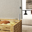 Banc Coffre Maurin Rangement Confortable Bambou Tissu Gris 122L Assise Moelleuse