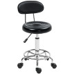 Tabouret Valefield Pro Confort Pivotant 360° Roulettes Noir Salon Beauté SPA