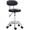 Tabouret Valefield Pro Confort Pivotant 360° Roulettes Noir Salon Beauté SPA