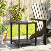 Table Farnwick Extérieur Résistante Design Noir 2 Niveaux Acier