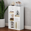 Etagère Montarron Rangement Modulable 5 Compartiments Blanc Design Moderne