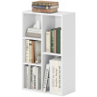 Etagère Montarron Rangement Modulable 5 Compartiments Blanc Design Moderne
