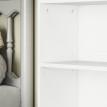 Etagère Arwen Rangement Modulable 6 Cases Design Élégant Blanc