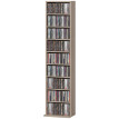 Etagère Fordwick Rangement CD DVD Blu Ray 260 CD 120 DVD Naturel Compact