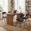Lot de 2 chaises Timberwick pliantes confort rembourré salon extérieur noir