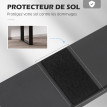 Pieds de Table Tiefenbach Design Industriel Noir Acier 72 cm Hauteur