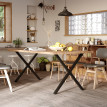 Lot 2 Accoudoirs Oakhaven Salon Jardin Noir Design Résistant Confortable