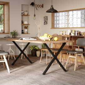 Lot 2 Accoudoirs Oakhaven Salon Jardin Noir Design Résistant Confortable