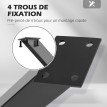 Lot 2 Accoudoirs Oakhaven Salon Jardin Noir Design Résistant Confortable
