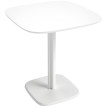 Table à manger Sopelana design bois massif hévéa moderne 4 pers noir