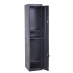 Armoire métallique Silverbrook verrouillable 2 portes noir acier anti-corrosion rangement sécurisé
