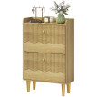Meuble à Chaussures Pfarrbach Rangement Élégant Entrée Étroit Chêne Doré 60x24x92 cm