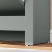 Armoire à Chaussures Felisa Design Contemporain Rangement Entrée Gris Clair & Bois Naturel
