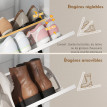 Meuble à Chaussures Delwyn Chic Classique Rangement Élégant Blanc