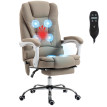 Fauteuil Kendric Bureau Massant Chauffant Confort Ergonomique Beige