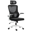 Fauteuil Zorlesco Ergonomique Réglable Appui-Tête Support Lombaire Noir