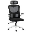 Fauteuil Zorlesco Ergonomique Réglable Appui-Tête Support Lombaire Noir