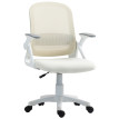 Chaise Oldhurst Ergonomique Mesh Bureau Pivotante Accoudoirs Blanc