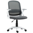 Chaise Plumford Ergonomique Pivotante Accoudoirs Relevables Maille Gris Bureau