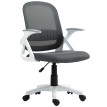 Chaise Plumford Ergonomique Pivotante Accoudoirs Relevables Maille Gris Bureau