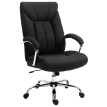 Fauteuil Glendower Bureau Ergonomique Réglable Pivotant Tissu Noir