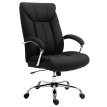 Fauteuil Glendower Bureau Ergonomique Réglable Pivotant Tissu Noir