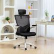 Fauteuil Ameno Ergonomique Réglable Appui-Tête Noir Support Lombaire 2D
