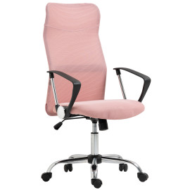 Fauteuil Pampinea Ergonomique Design Confortable Rose Bureau Gaming Manager