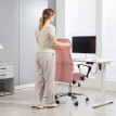 Fauteuil Pampinea Ergonomique Design Confortable Rose Bureau Gaming Manager