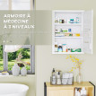 Armoire Pharmacie Velez Sécurisée Verrouillable 2 Étagères Blanc Acier Design
