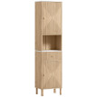 Colonne Salle de Bain Galeazzo Design Élégant Bois Chêne Rangement Optimisé 168 cm