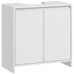 Meuble Jocasta sous vasque design contemporain 2 portes blanc élégant rangement salle de bain
