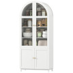 Buffet Milagros Vaisselier Design Arche Rangement Cuisine Blanc Élégante