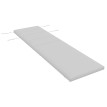 Coussin Kattenbach pour Transat Extérieur Confort Épais Gris Clair Déperlant