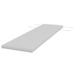 Coussin Kattenbach pour Transat Extérieur Confort Épais Gris Clair Déperlant