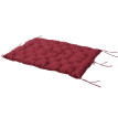 Coussin Jeronimo Banc Jardin 3 Places Confort Épais Style Chesterfield Rouge