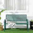 Banc Gerlinde Style Graphique Romantique Élégant Vert Jardin Terrasse Parc