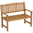 Banc de jardin Veitsberg 2 places bois acacia massif confort extérieur naturel