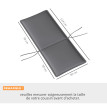 Lot 4 Coussin Foxmere Assise & Dossier Jardin Résistant Gris Anthracite