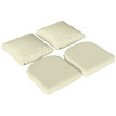 Lot 2 Coussin Godric Assise & Dossier Jardin Polyester Résistant UV Crème