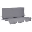 Coussin Palazuelo pour Balancelle 3 Places Confort Polyester Gris Foncé