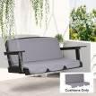 Coussin Palazuelo pour Balancelle 3 Places Confort Polyester Gris Foncé