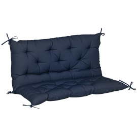 Coussin Kernevan Banc Balancelle Jardin Confort Épais Bleu Style Chesterfield