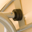 Balancelle Thornwall 3 Places Confort Ergonomique Toit Réglable Beige Marron